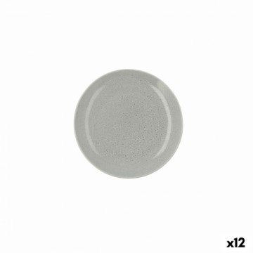 Плоская тарелка Ariane Porous Керамика Зеленый Ø 21 cm (12 штук)
