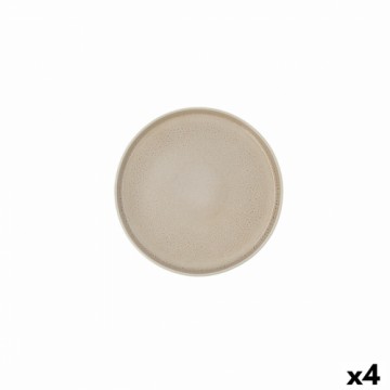 Плоская тарелка Ariane Porous Keramika Bēšs Ø 21 cm (4 gb.)