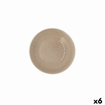 Dziļais šķīvis Ariane Porous Keramika Bēšs Ø 21 cm (6 gb.)
