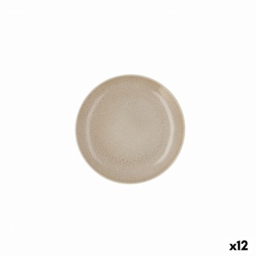 Плоская тарелка Ariane Porous Keramika Bēšs Ø 21 cm (12 gb.)