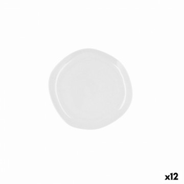 Плоская тарелка Ariane Earth Keramika Balts Ø 21 cm (12 gb.)