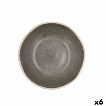 Глубокое блюдо Bidasoa Gio Керамика Серый 19 cm (6 штук)
