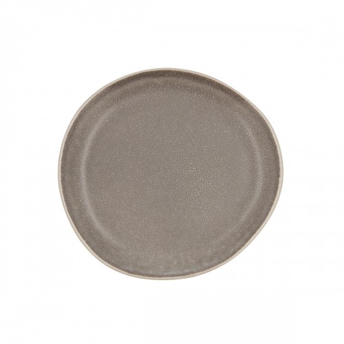 Плоская тарелка Bidasoa Gio Neregulārs 20 cm Keramika Pelēks (6 gb.) image 2