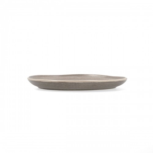 Плоская тарелка Bidasoa Gio Neregulārs 20 cm Keramika Pelēks (6 gb.) image 3