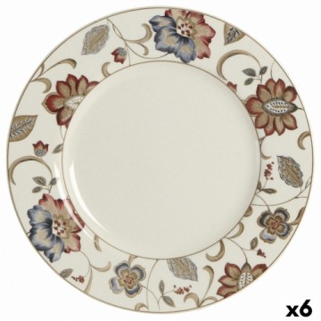 Плоская тарелка Queen´s By Churchill Jacobean Цветастый Ø 27,3 cm Керамика фаянс (6 штук)