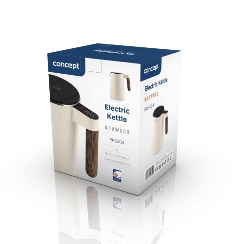 Concept Electric kettle RK3304 Norwood 1.5l, vanilla image 2
