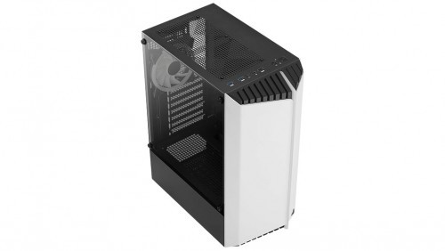 Aerocool PC case Bionic TG RGB USB 3.0 Mid Tower white image 3