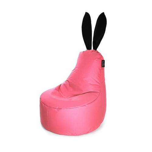 Qubo™ Mommy Rabbit Black Ears Raspberry POP FIT sēžammaiss (pufs) image 1