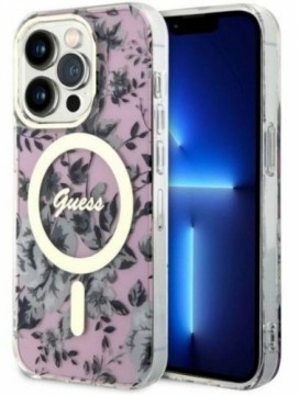 Guess  
       Apple  
       iPhone 14 Pro Max 6.7 hardcase Flower MagSafe 
     Purple