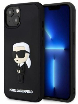 Karl Lagerfeld  
       Apple  
       iPhone 14 6.1 hardcase Rubber Ikonik 3D 
     Black