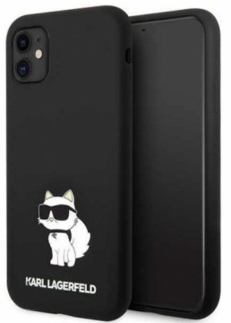 Karl Lagerfeld  
       Apple  
       iPhone 11/ XR Silicone Choupette 
     Black