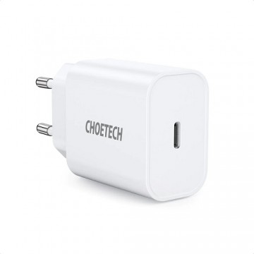 Charger CHOETECH USB Type-C, 20W, PD3.0, QC3.0