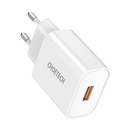 Charger CHOETECH USB Type-A, 18W, QC3.0 image 1