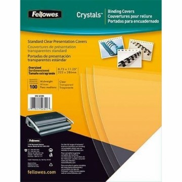 Iesiešanas vāki Fellowes Crystals Caurspīdīgs PVC A4 (100 gb.)