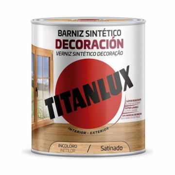 Synthetic varnish TITANLUX m11100014 250 ml Bezkrāsains Satīna apdare
