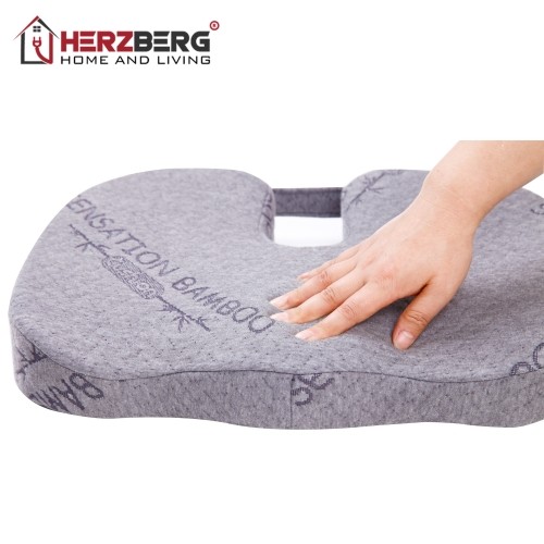 Herzberg Home & Living Herzberg HG-8040: Sensation Bamboo Cushion image 4