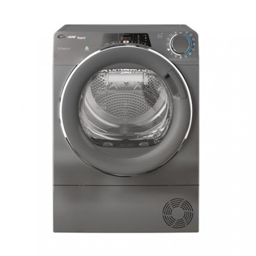 Candy Dryer Machine RO4 H7A2TCERX-S Energy efficiency class A++, Front loading, 7 kg, TFT, Depth 46.5 cm, Wi-Fi, Grey image 1