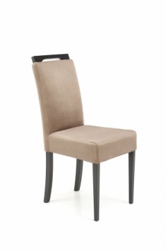 Halmar CLARION 2 chair, black / Monolith 09 (beige)