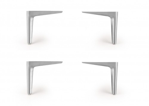 Halmar MODULO legs N2 (set) - silver image 1