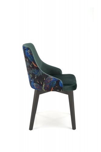 Halmar ENDO chair, black / dark green image 4
