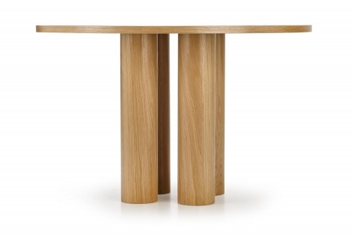 Halmar ELEFANTE ROUND table, natural oak image 3
