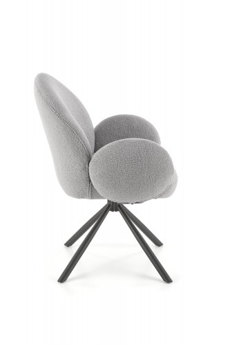 Halmar K498 chair, grey image 3