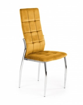Halmar K416 chair, mustard velvet
