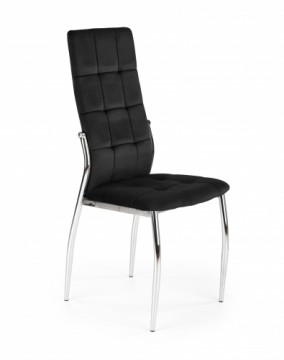 Halmar K416 chair, black velvet