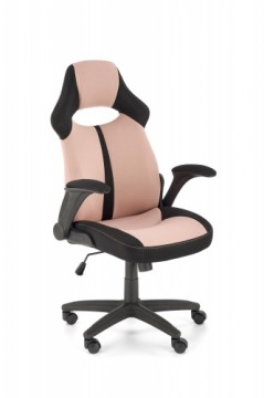 Halmar BLOOM chair, pink / black
