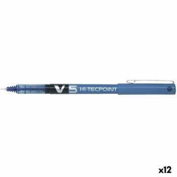 Šķidrās tintes pildspalva Pilot V-5 Zils 0,3 mm (12 gb.)