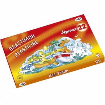 Plastilīns Gamma Multiki 22-krāsas