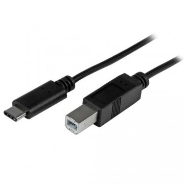 USB C uz USB B Kabelis Startech USB2CB2M 2 m Melns