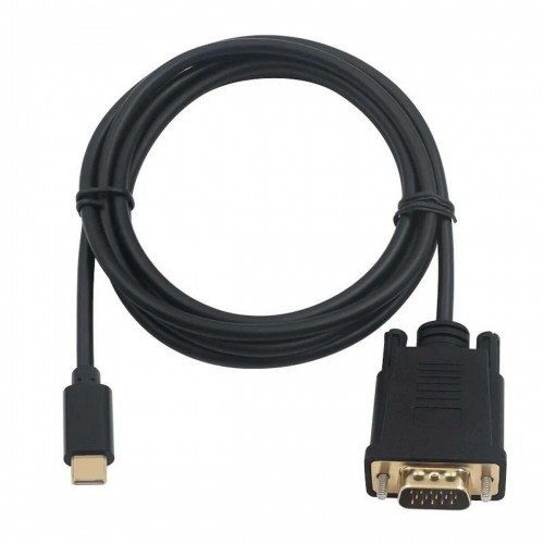 USB C uz VGA Adapteris Ewent EC1052 Melns 1,8 m image 3