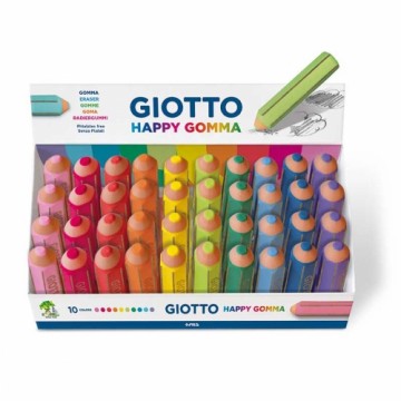 Ластик Giotto Happy Gomma Разноцветный (40 штук)