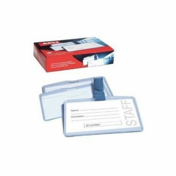 Identity Card Case Apli 90 x 56 mm Caurspīdīgs Plastmasa (25 gb.)