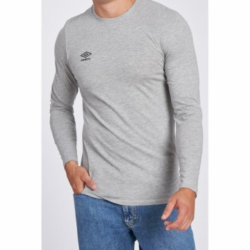 Рубашка с длинным рукавом мужская Umbro SMALL LOGO LS TEE 65775U B43  Серый
