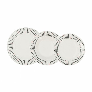 Набор посуды Quid Festival Керамика Белый 18 Предметы