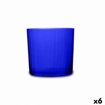Стакан Bohemia Crystal Optic Синий Cтекло 350 ml (6 штук)