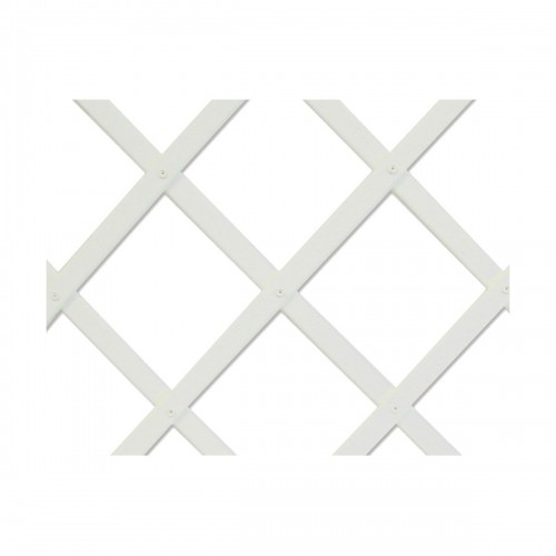 Lattice Nortene Trelliflex 1 x 2 m Balts PVC image 1
