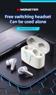 Monster XKT06 TWS Wireless Headset White