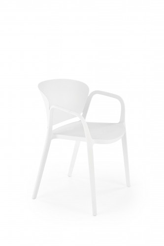 Halmar K491 chair, white image 1