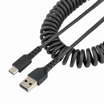 USB A uz USB C Kabelis Startech R2ACC-1M-USB-CABLE Melns 1 m