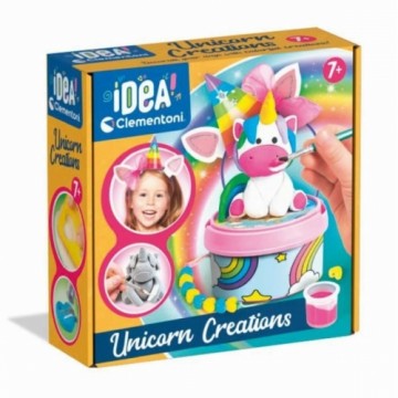 Modelēšanas Māla Spēle Clementoni Unicorn Creations