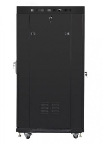 Lanberg 19 inch RACK installation cabinet, standing 37u 800x1000 black LCD glass door (flat pack) image 5