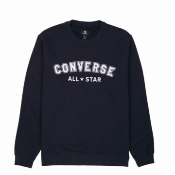 Vīriešu Krekls ar Īsām Piedurknēm Converse Classic Fit All Star Single Screen Melns