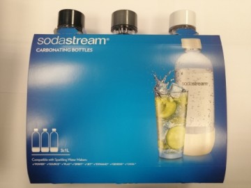 SodaStream PET pudeles,komplekts ,3gab., 1L - 1041300770