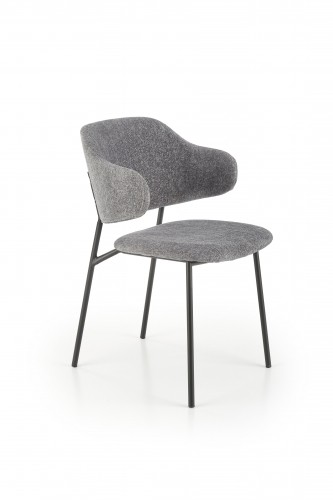 Halmar K497 chair, light grey image 1