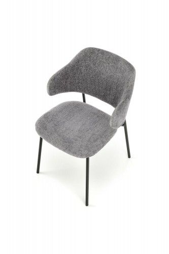 Halmar K497 chair, light grey image 2