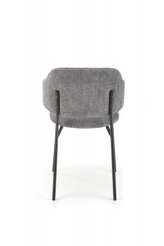 Halmar K497 chair, light grey image 3