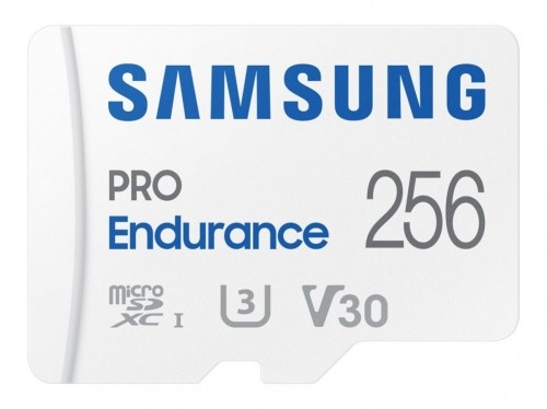 Samsung  
         
       SAMSUNG PRO Endurance microSD 256GB image 1